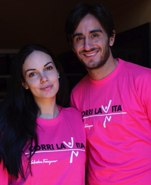 Alberto Aquilani e Michela Quattrociocche - Corri la Vita 2015
